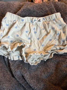 Carter's Cream Toddler Shorts with Light Blue Accents